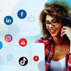 Social Media Managemnt and content creation diagram
